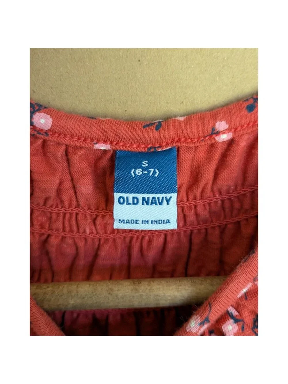 Old Navy Floral Dress — S (6–7)